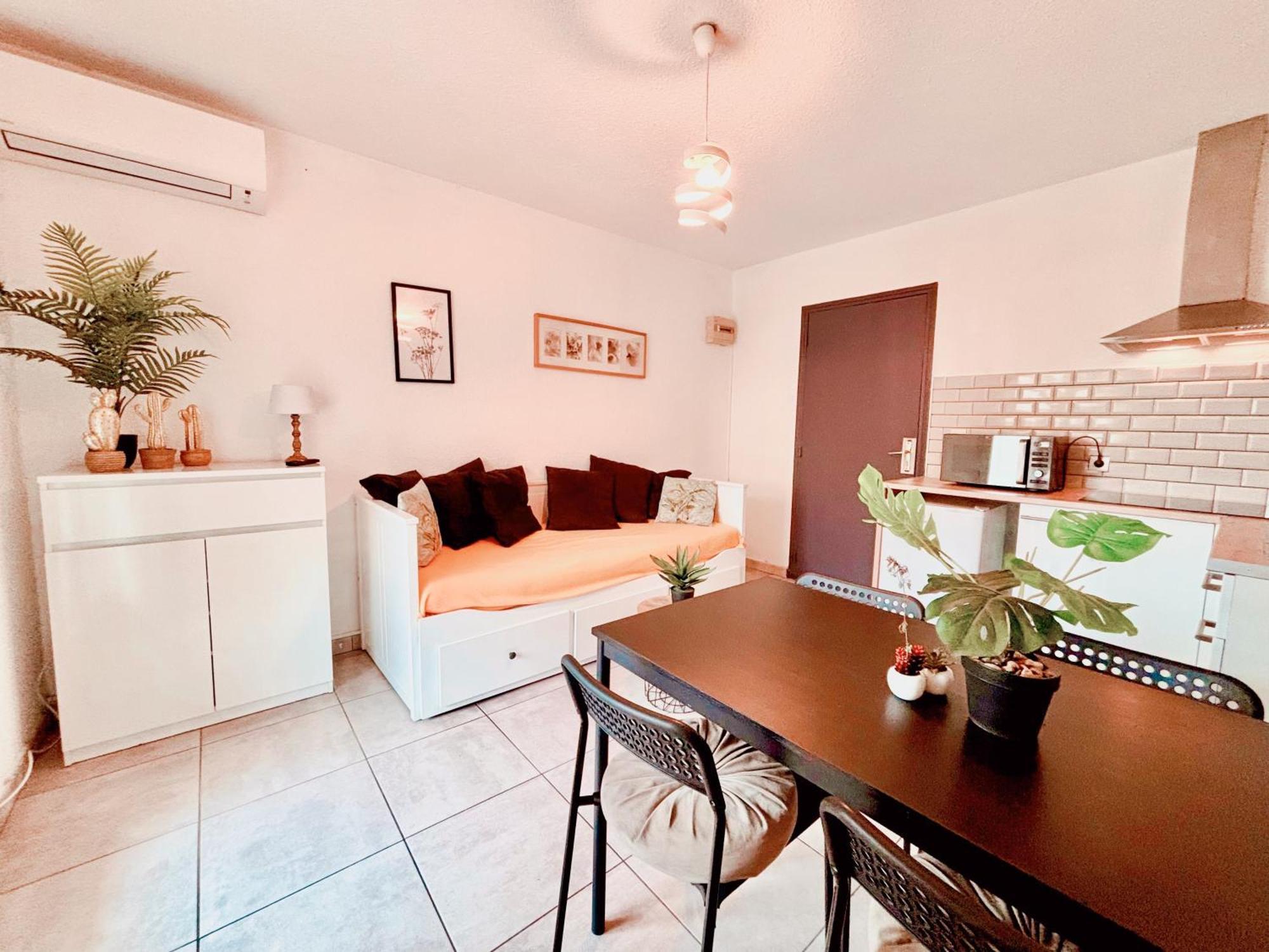 Appartement Calme Avec Jardin Privatif - 3 - Canet-en-Roussillon Exteriér fotografie
